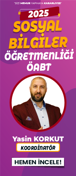 SOSYAL BİLGİLER ÖABT YAN BANNER